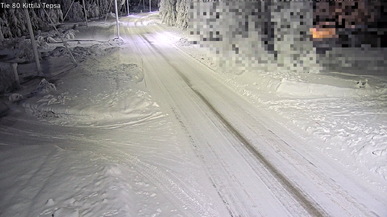 Kelikamerat Kuva Tie 80 Kittilä, Tepsa, Kittilä, Lappi