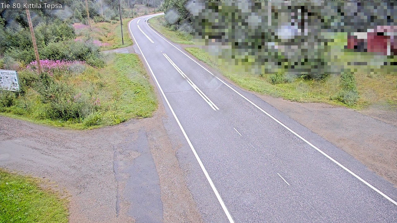 Weather Camera Image Väg 80 Kittilä, Tepsa, Kittilä, Lappi
