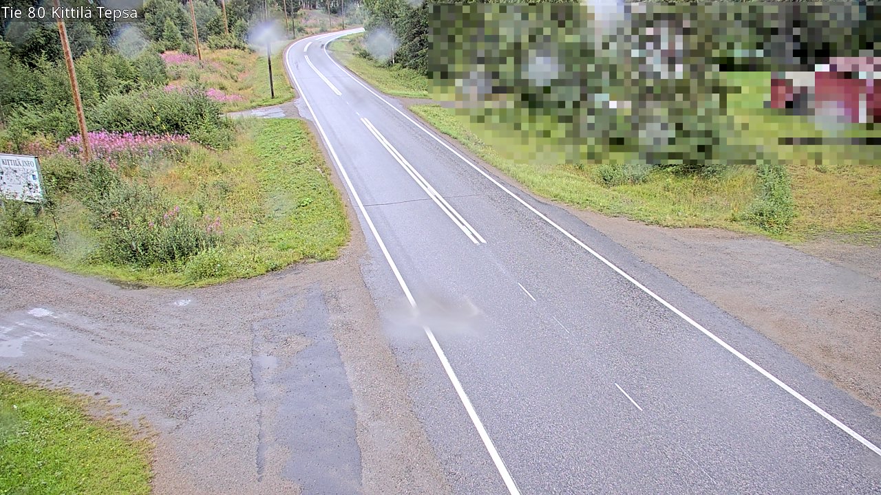 Weather Camera Image Väg 80 Kittilä, Tepsa, Kittilä, Lappi