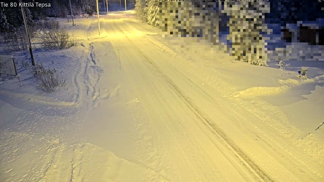 Kelikamerat Kuva Tie 80 Kittilä, Tepsa, Kittilä, Lappi