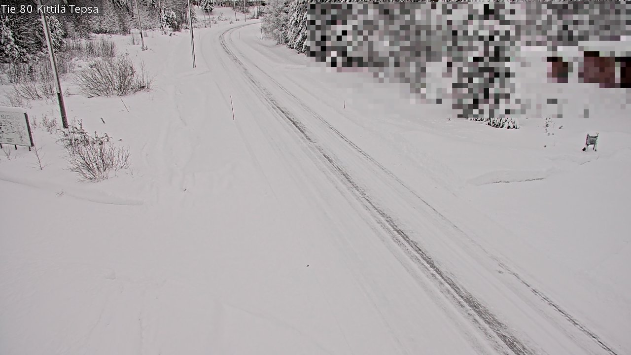 Kelikamerat Kuva Tie 80 Kittilä, Tepsa, Kittilä, Lappi