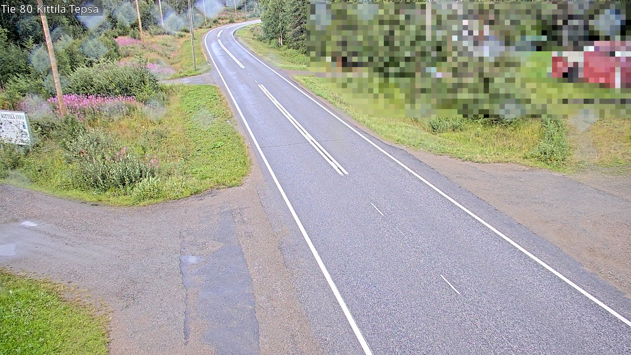 Weather Camera Image Väg 80 Kittilä, Tepsa, Kittilä, Lappi