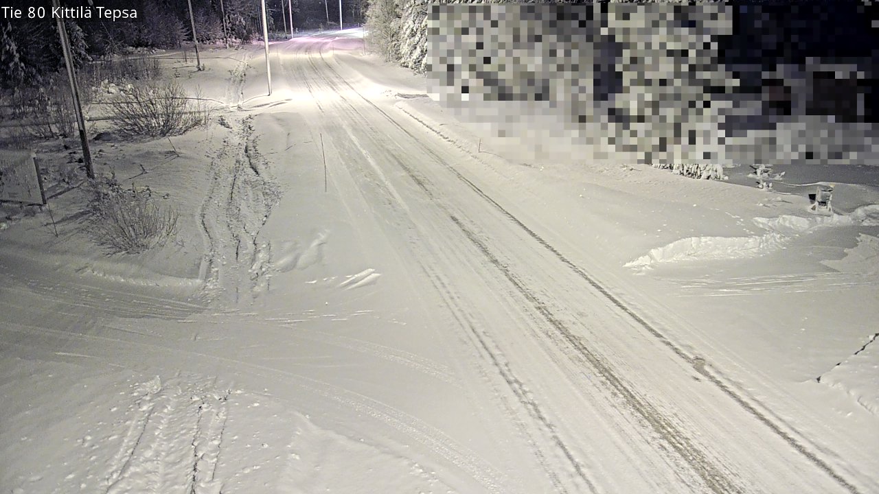 Kelikamerat Kuva Tie 80 Kittilä, Tepsa, Kittilä, Lappi