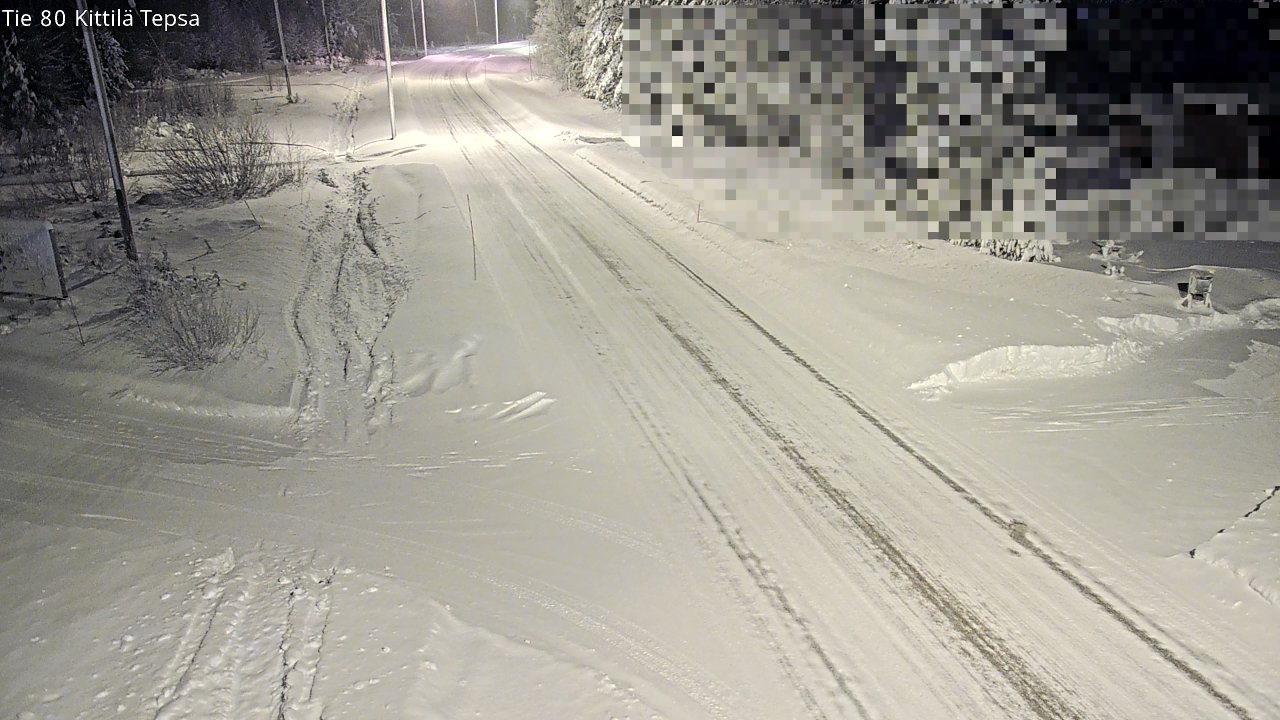 Kelikamerat Kuva Tie 80 Kittilä, Tepsa, Kittilä, Lappi