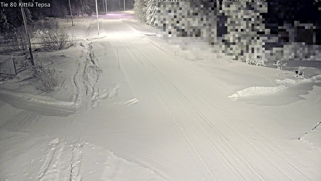 Kelikamerat Kuva Tie 80 Kittilä, Tepsa, Kittilä, Lappi