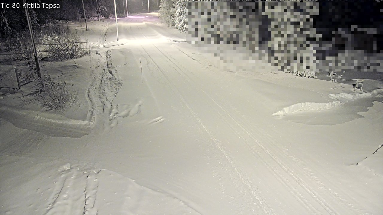 Kelikamerat Kuva Tie 80 Kittilä, Tepsa, Kittilä, Lappi