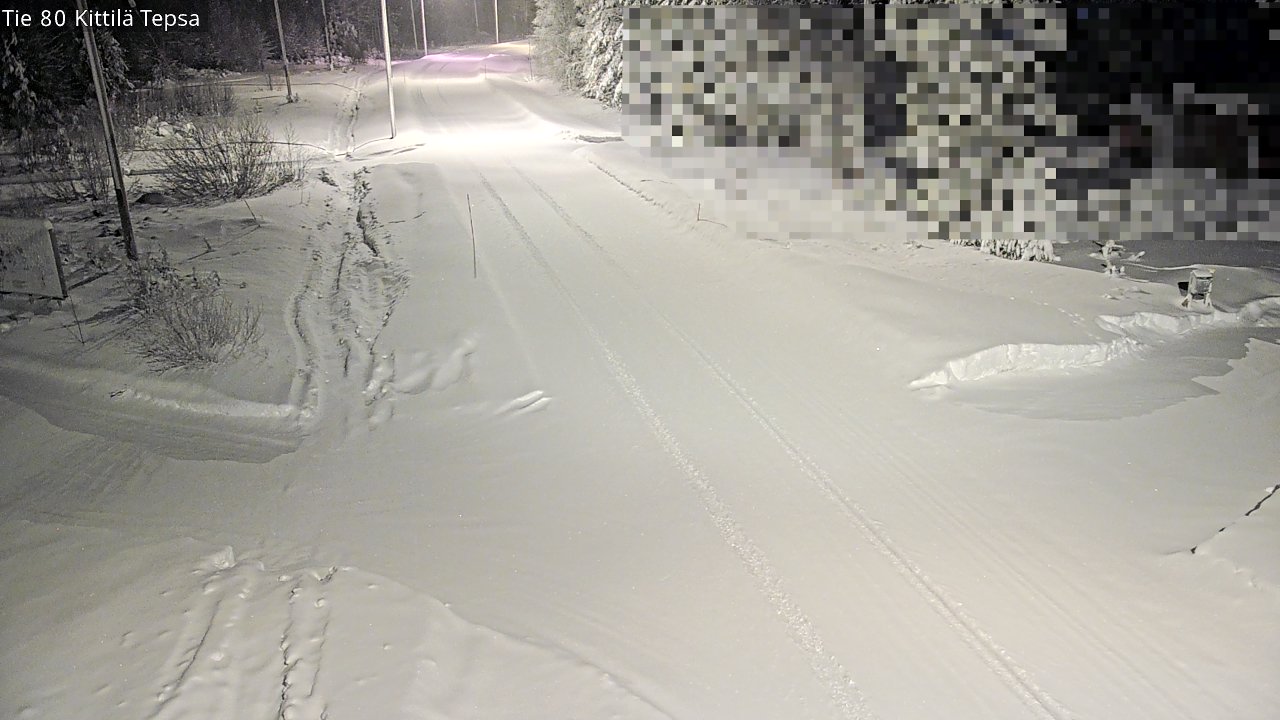 Kelikamerat Kuva Tie 80 Kittilä, Tepsa, Kittilä, Lappi