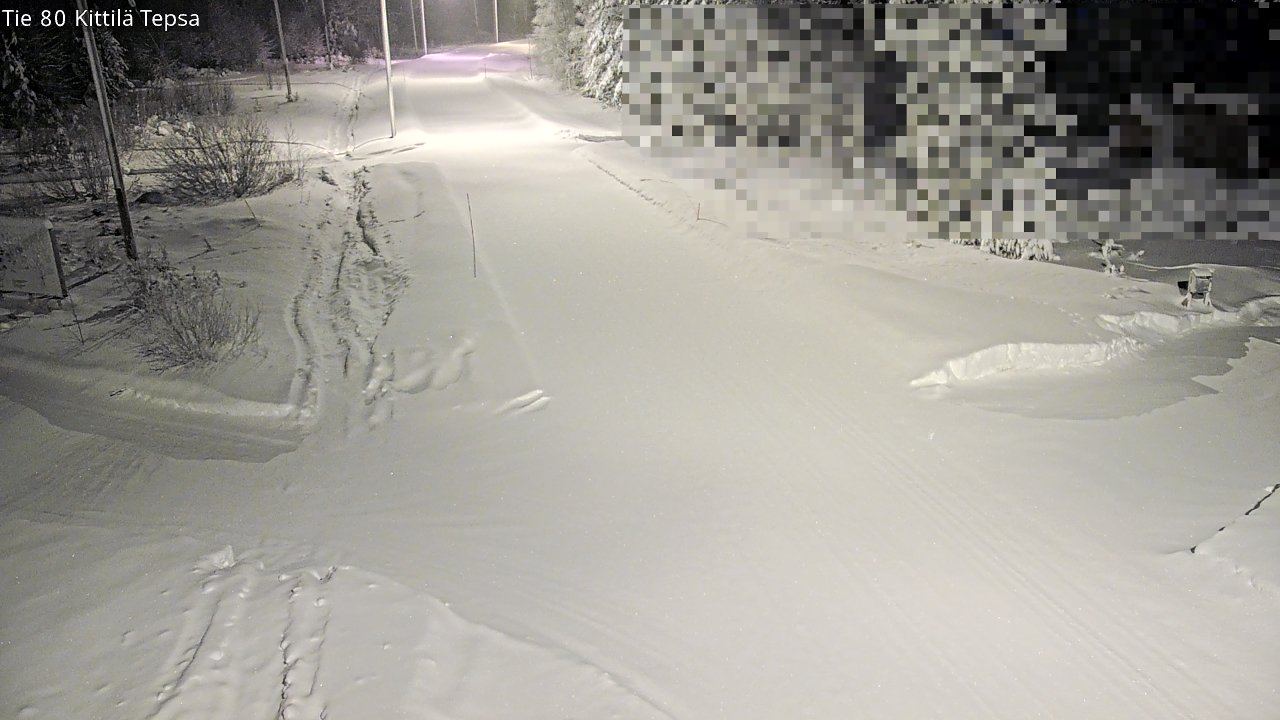 Kelikamerat Kuva Tie 80 Kittilä, Tepsa, Kittilä, Lappi