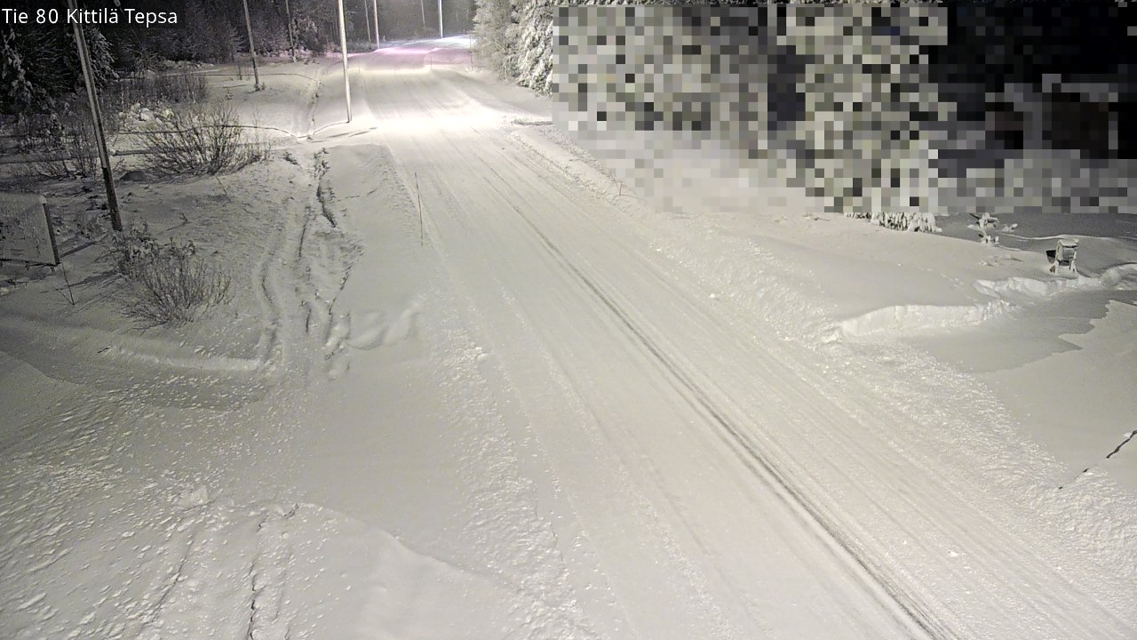 Kelikamerat Kuva Tie 80 Kittilä, Tepsa, Kittilä, Lappi