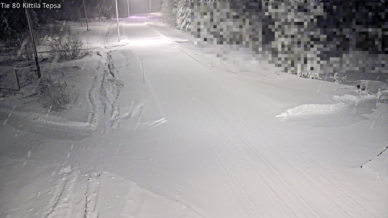 Kelikamerat Kuva Tie 80 Kittilä, Tepsa, Kittilä, Lappi