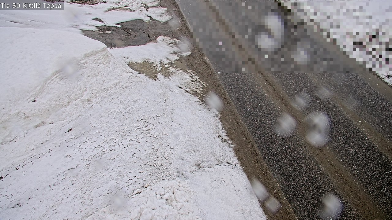 Weather Camera Image Road 80 Kittilä, Tepsa, Kittilä, Lappi