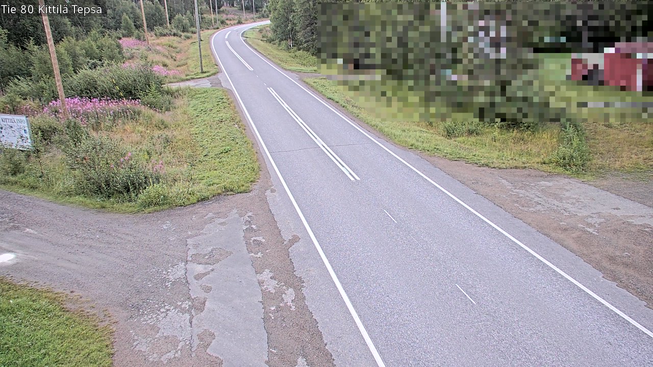 Weather Camera Image Väg 80 Kittilä, Tepsa, Kittilä, Lappi