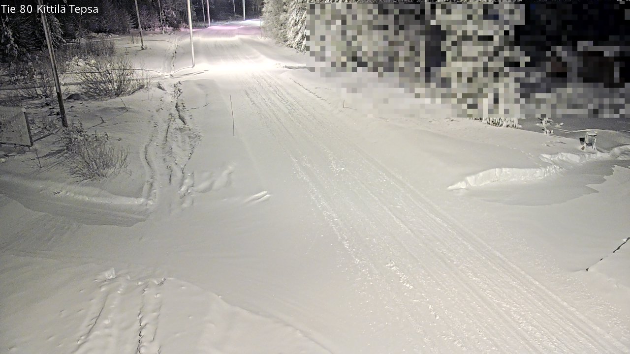 Kelikamerat Kuva Tie 80 Kittilä, Tepsa, Kittilä, Lappi