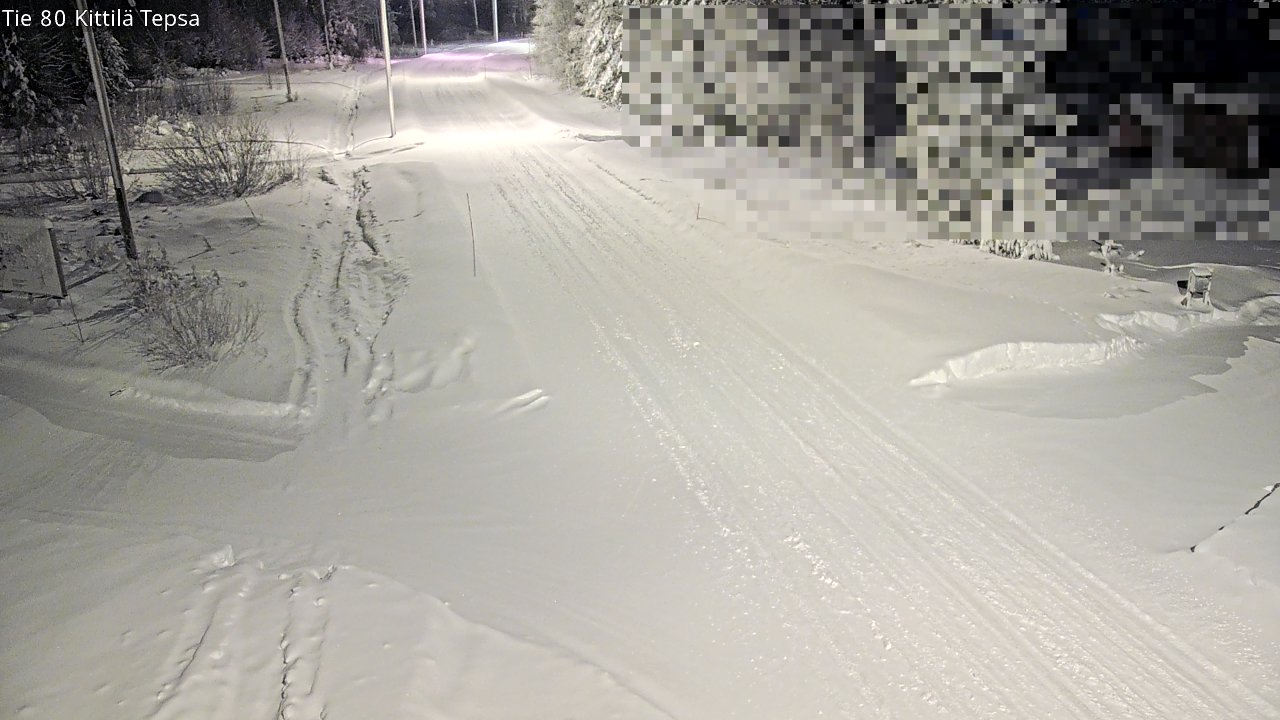 Kelikamerat Kuva Tie 80 Kittilä, Tepsa, Kittilä, Lappi