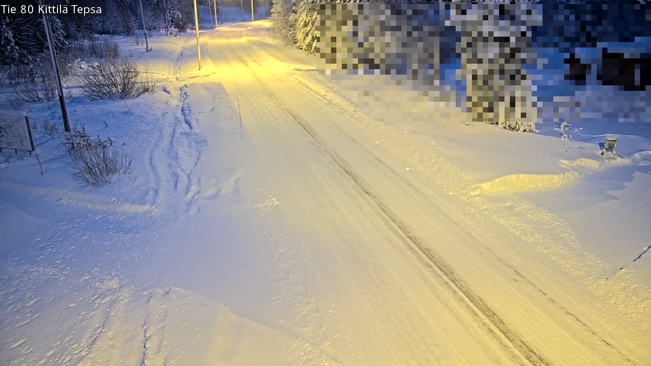 Kelikamerat Kuva Tie 80 Kittilä, Tepsa, Kittilä, Lappi