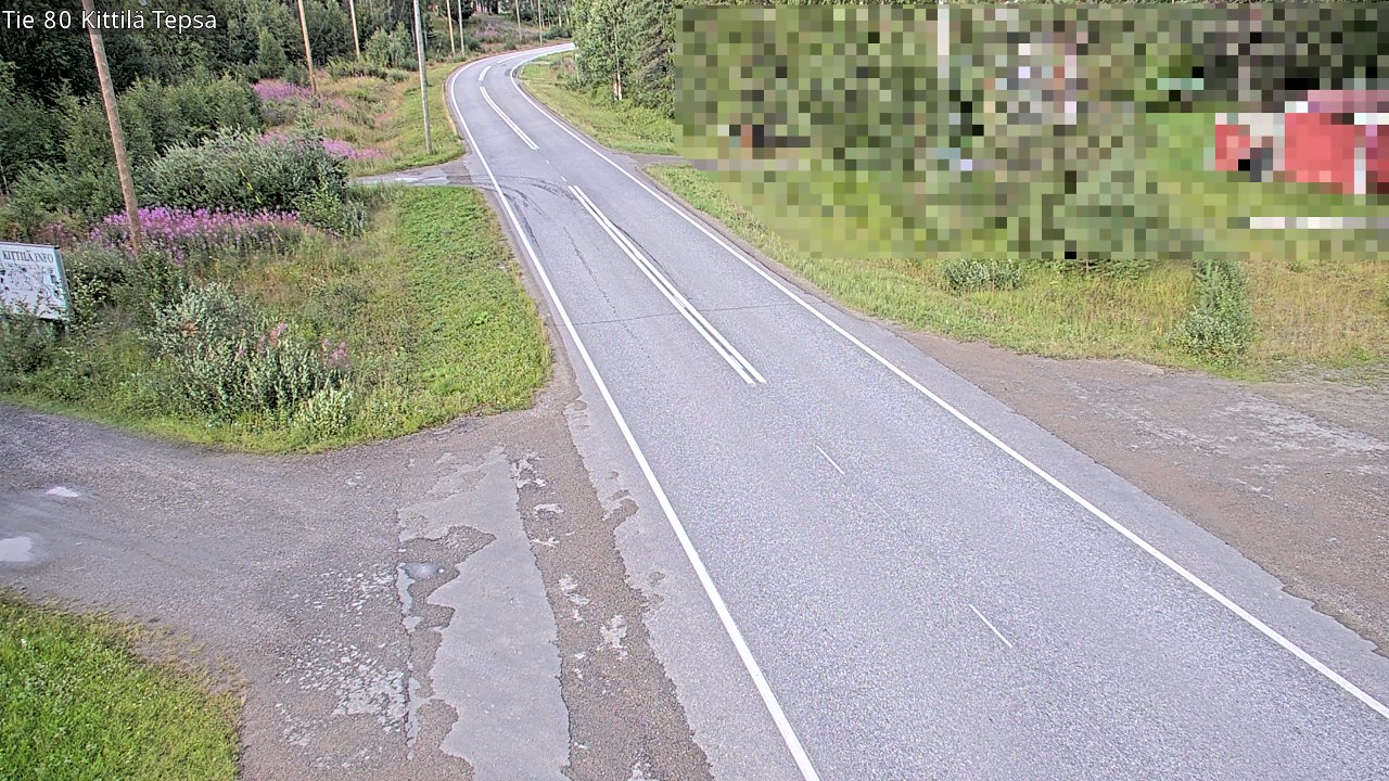 Weather Camera Image Väg 80 Kittilä, Tepsa, Kittilä, Lappi