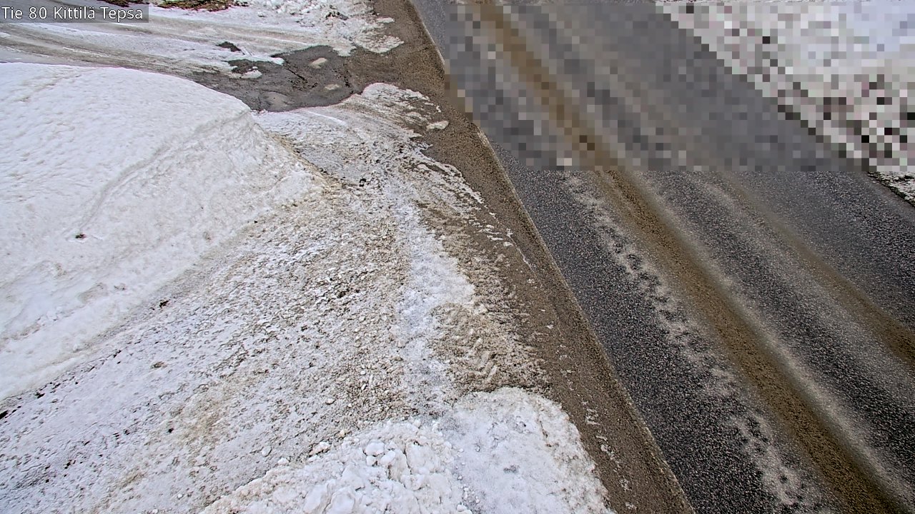 Weather Camera Image Väg 80 Kittilä, Tepsa, Kittilä, Lappi