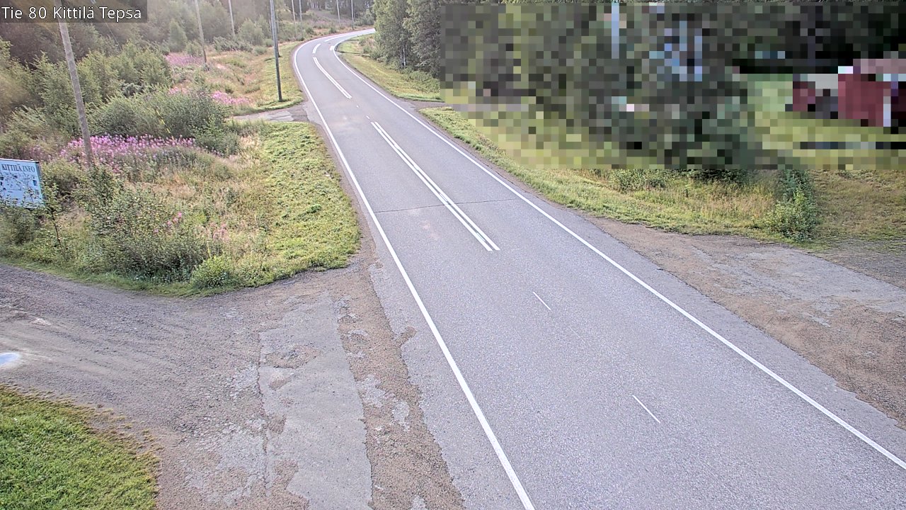 Weather Camera Image Road 80 Kittilä, Tepsa, Kittilä, Lappi