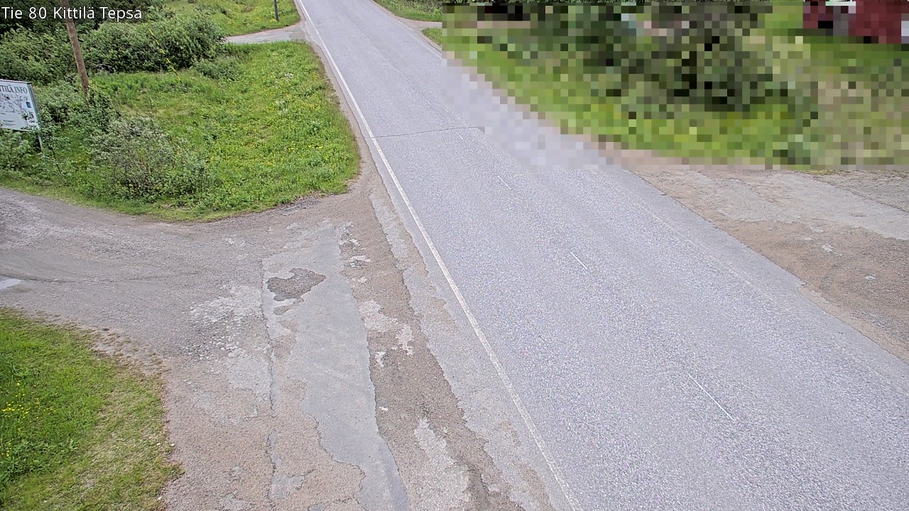 Weather Camera Image Väg 80 Kittilä, Tepsa, Kittilä, Lappi