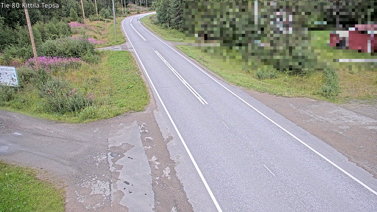 Weather Camera Image Väg 80 Kittilä, Tepsa, Kittilä, Lappi