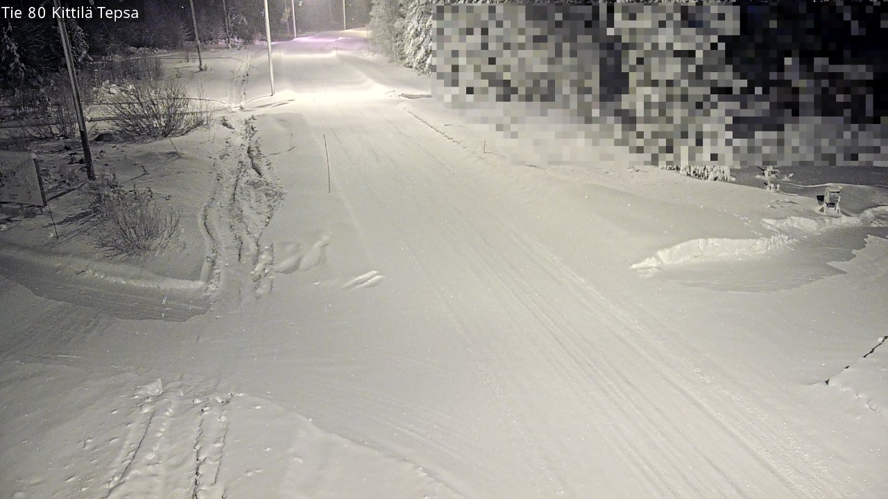 Kelikamerat Kuva Tie 80 Kittilä, Tepsa, Kittilä, Lappi