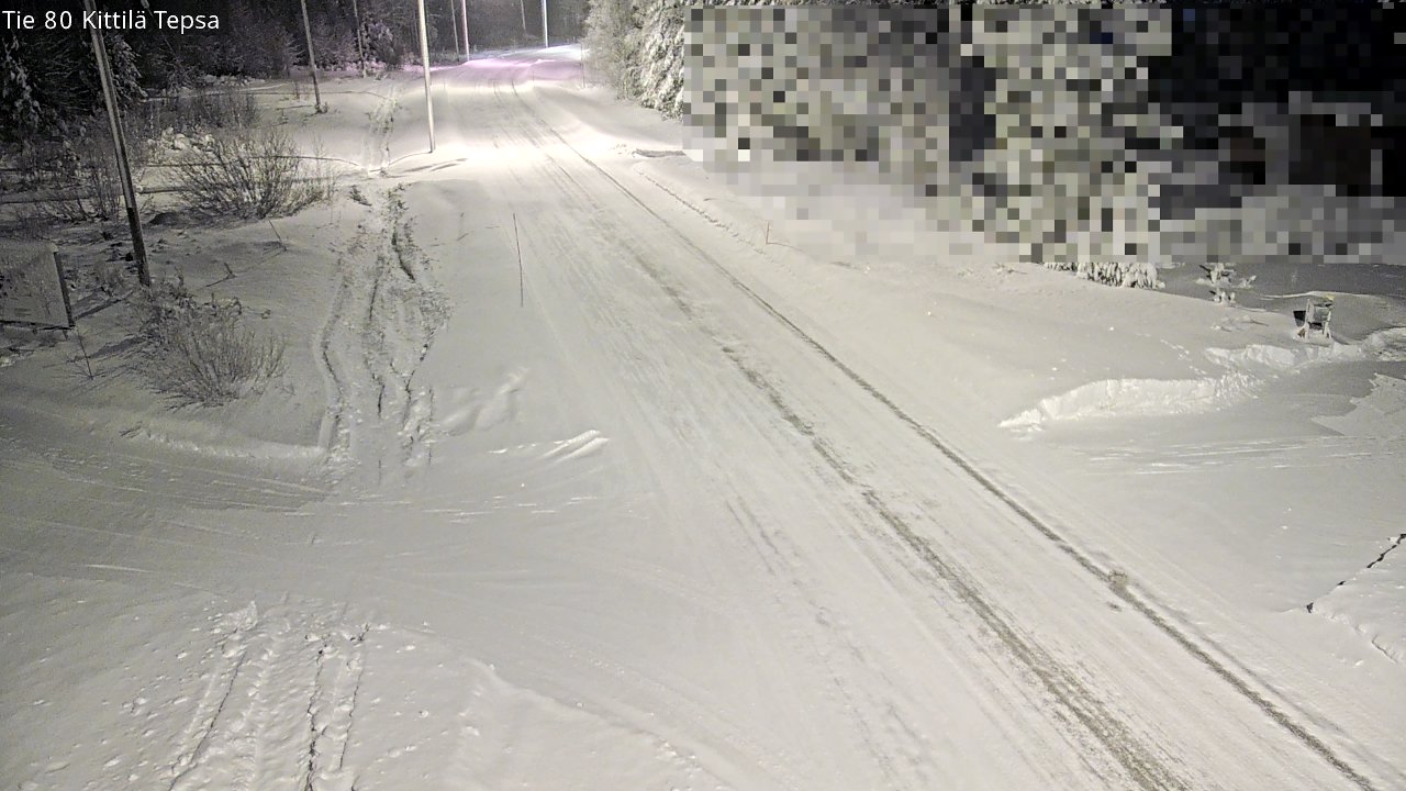 Kelikamerat Kuva Tie 80 Kittilä, Tepsa, Kittilä, Lappi