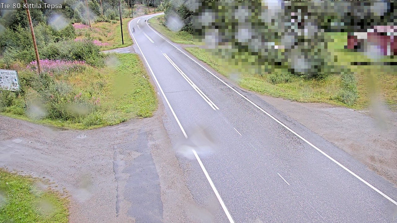 Weather Camera Image Väg 80 Kittilä, Tepsa, Kittilä, Lappi