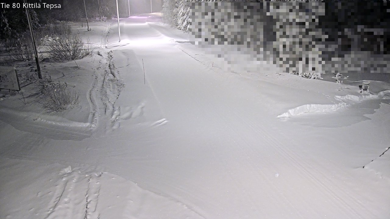 Kelikamerat Kuva Tie 80 Kittilä, Tepsa, Kittilä, Lappi