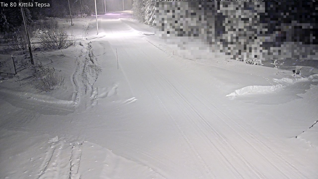 Kelikamerat Kuva Tie 80 Kittilä, Tepsa, Kittilä, Lappi