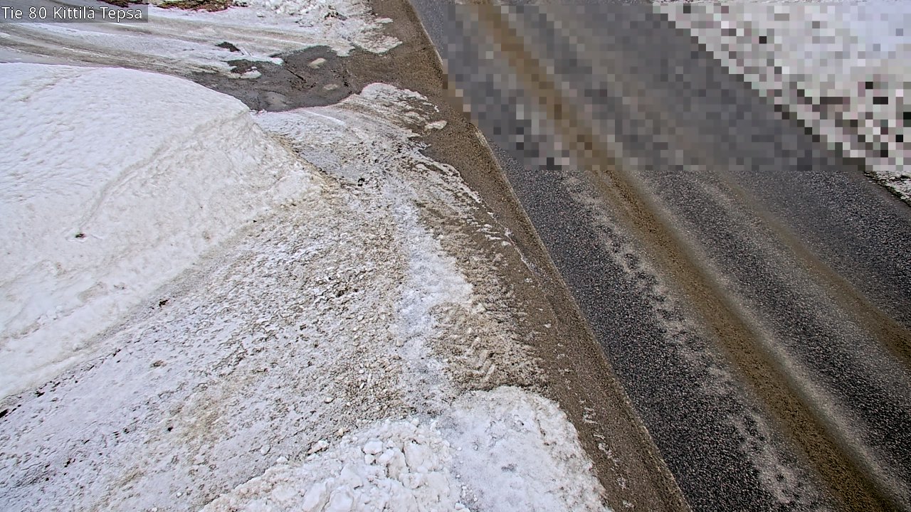 Weather Camera Image Väg 80 Kittilä, Tepsa, Kittilä, Lappi