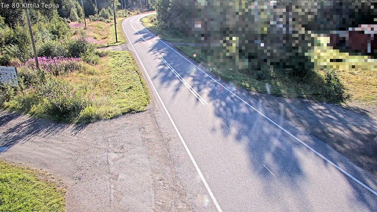 Weather Camera Image Väg 80 Kittilä, Tepsa, Kittilä, Lappi