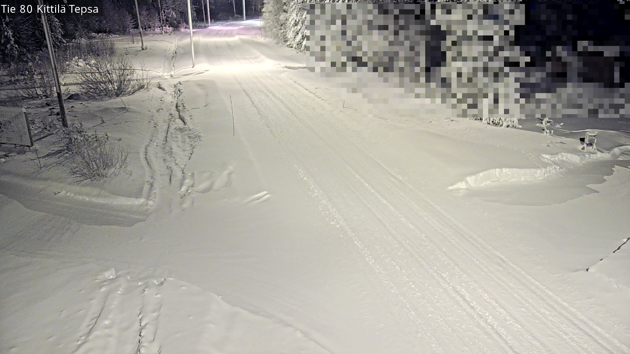 Kelikamerat Kuva Tie 80 Kittilä, Tepsa, Kittilä, Lappi