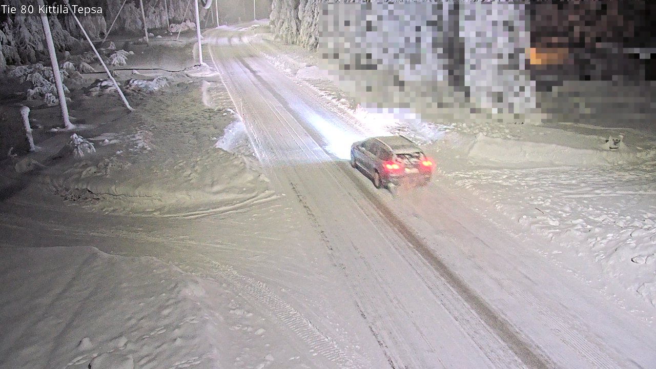 Kelikamerat Kuva Tie 80 Kittilä, Tepsa, Kittilä, Lappi