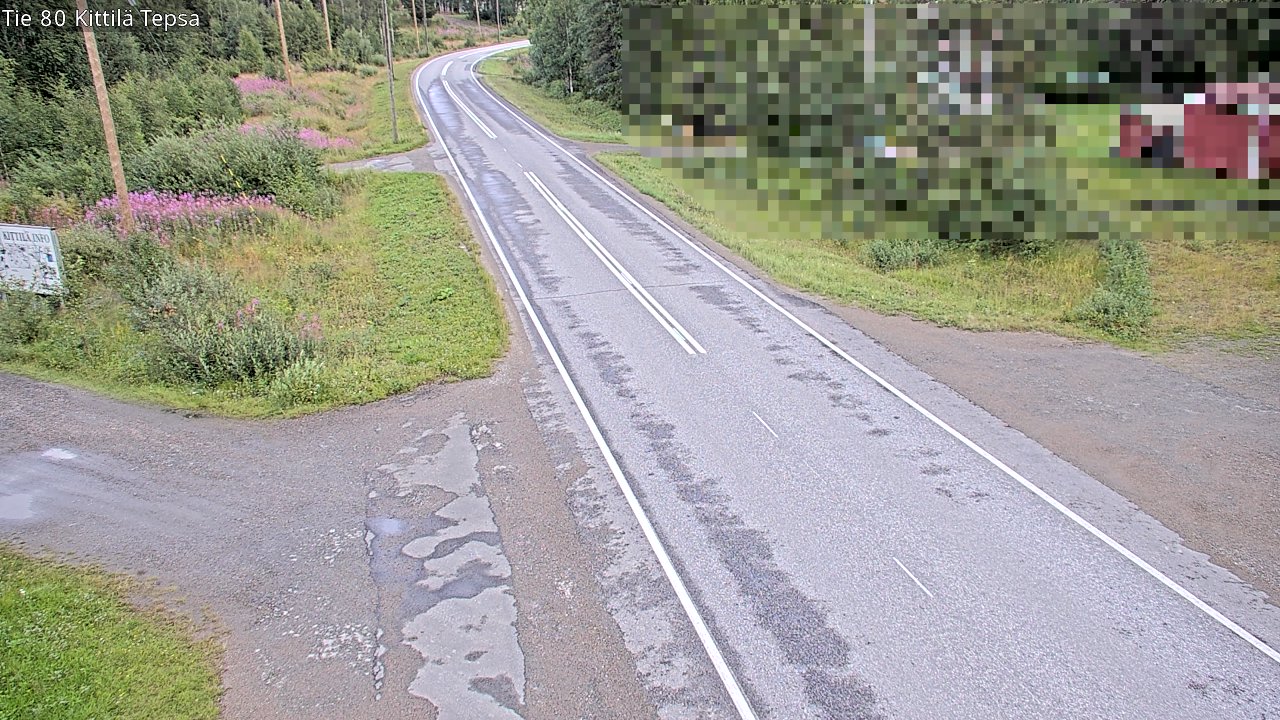 Weather Camera Image Väg 80 Kittilä, Tepsa, Kittilä, Lappi