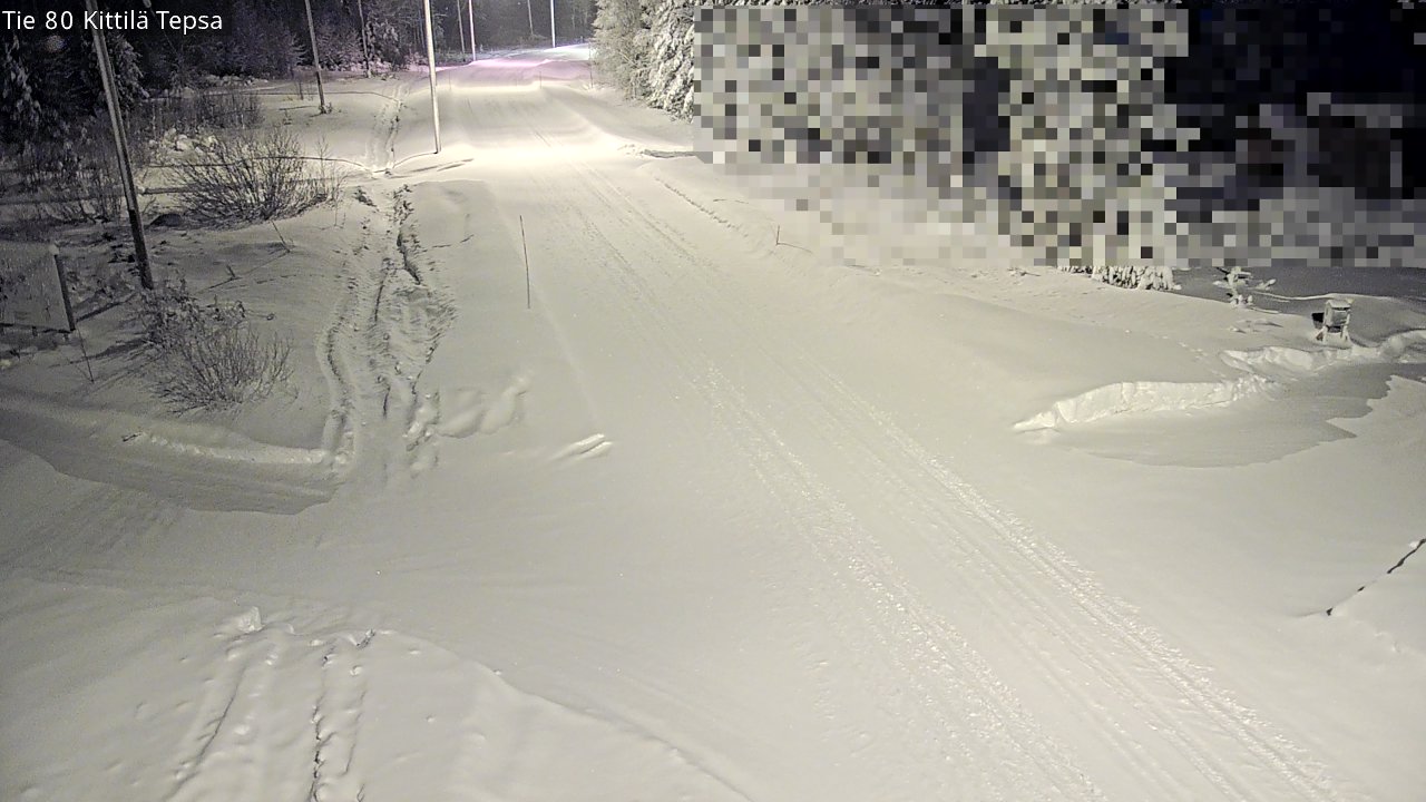 Kelikamerat Kuva Tie 80 Kittilä, Tepsa, Kittilä, Lappi