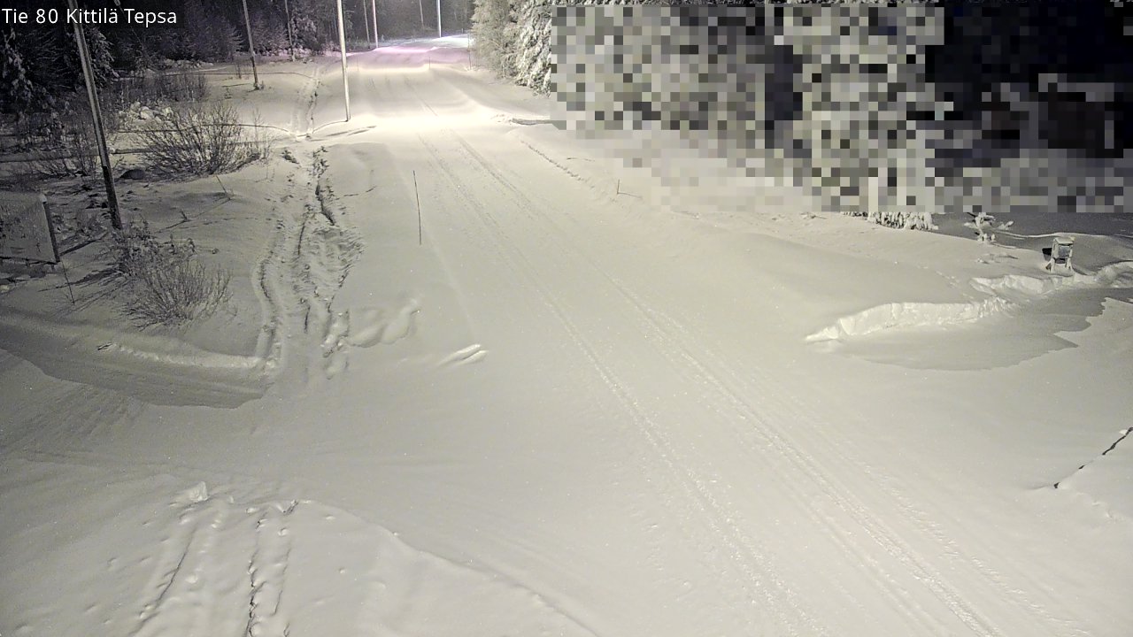 Kelikamerat Kuva Tie 80 Kittilä, Tepsa, Kittilä, Lappi
