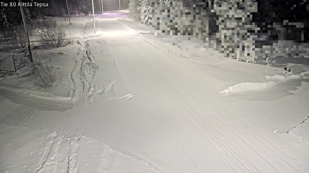 Kelikamerat Kuva Tie 80 Kittilä, Tepsa, Kittilä, Lappi