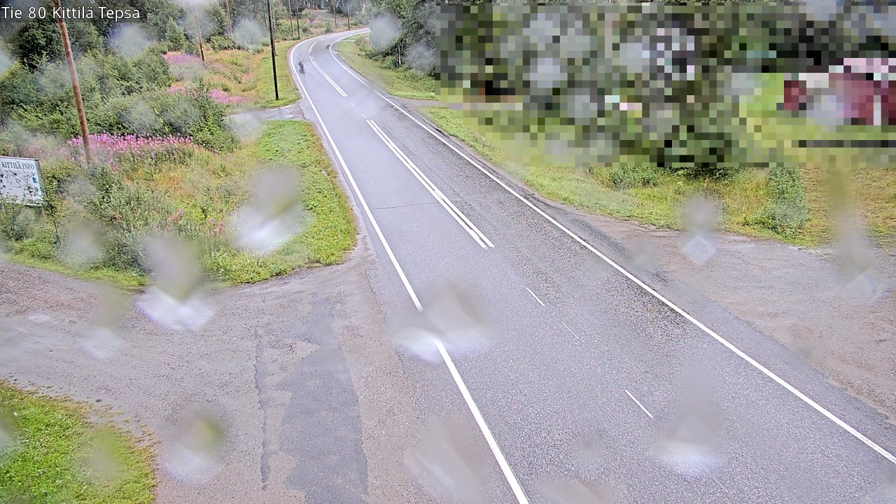 Weather Camera Image Väg 80 Kittilä, Tepsa, Kittilä, Lappi