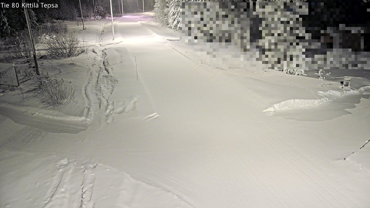 Kelikamerat Kuva Tie 80 Kittilä, Tepsa, Kittilä, Lappi