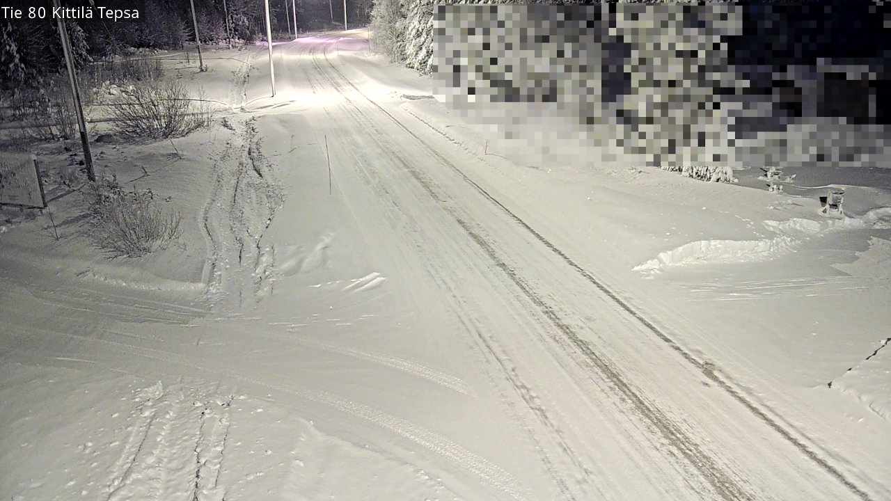 Kelikamerat Kuva Tie 80 Kittilä, Tepsa, Kittilä, Lappi