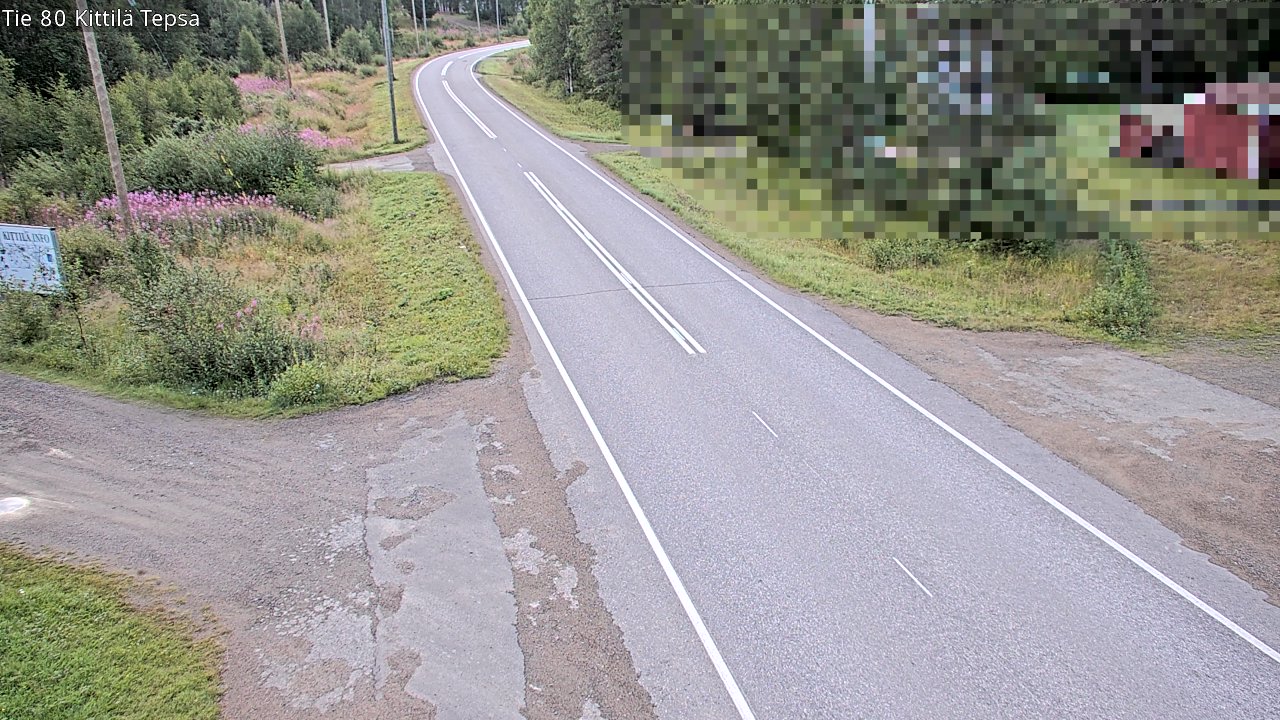 Weather Camera Image Väg 80 Kittilä, Tepsa, Kittilä, Lappi