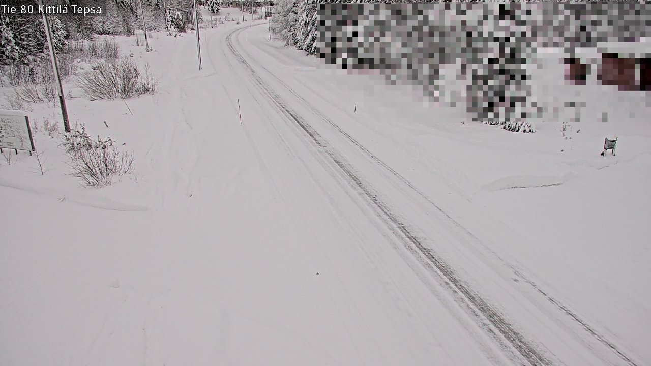 Kelikamerat Kuva Tie 80 Kittilä, Tepsa, Kittilä, Lappi