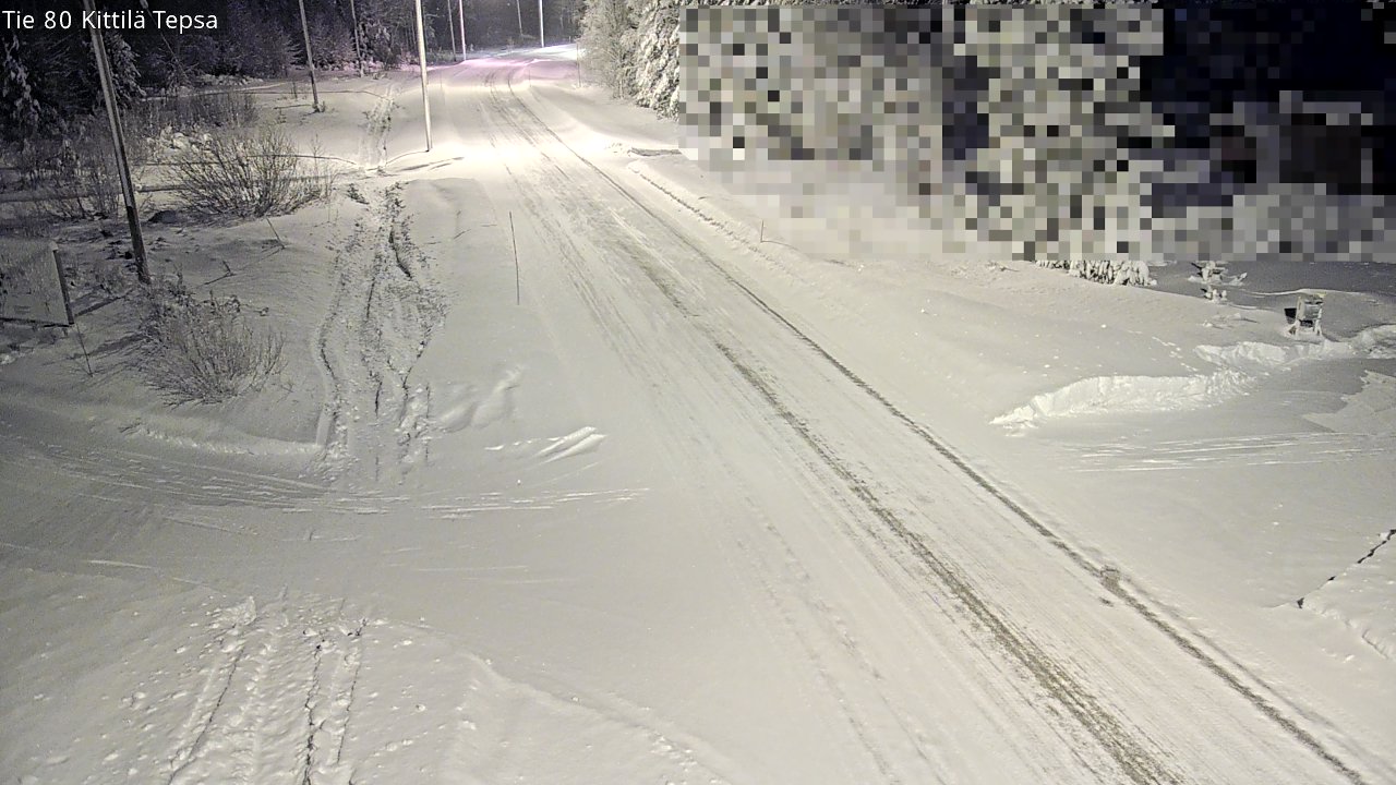 Kelikamerat Kuva Tie 80 Kittilä, Tepsa, Kittilä, Lappi