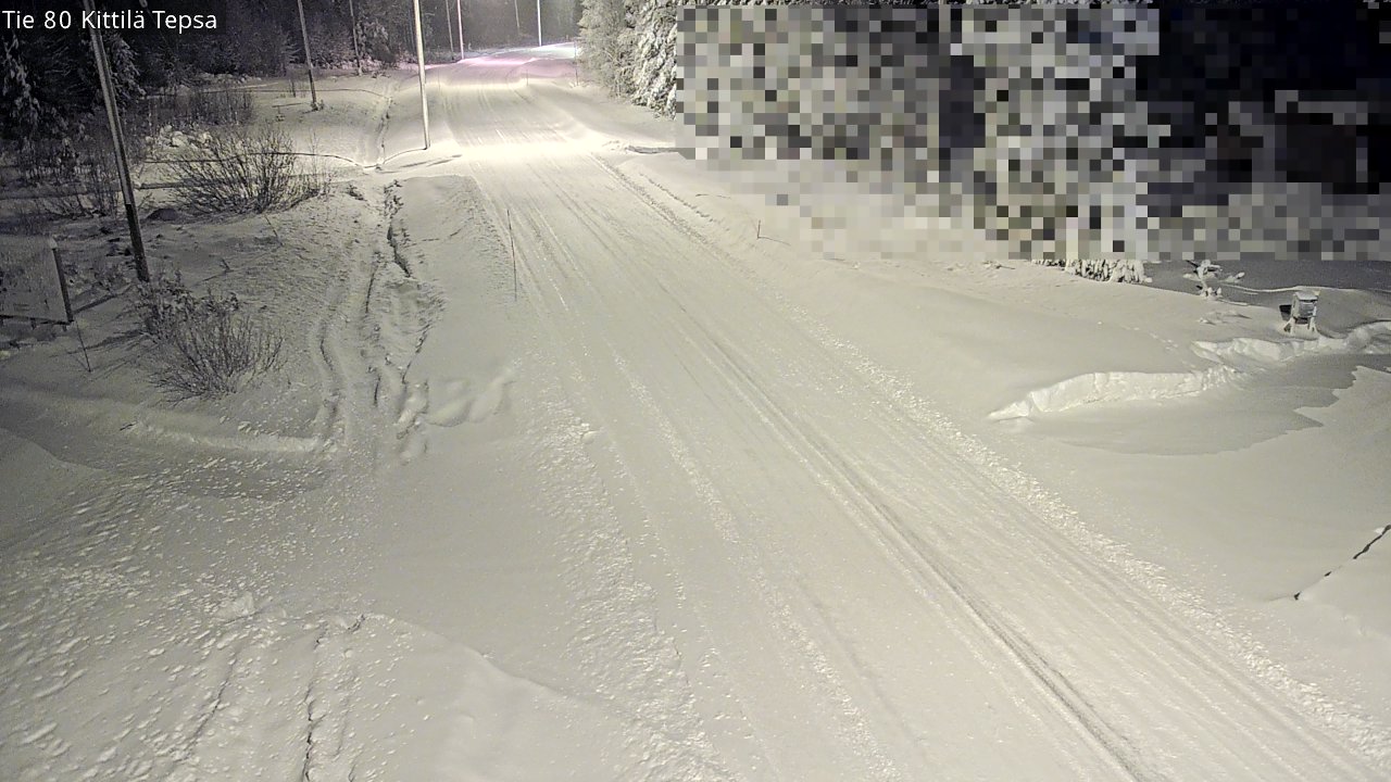 Kelikamerat Kuva Tie 80 Kittilä, Tepsa, Kittilä, Lappi