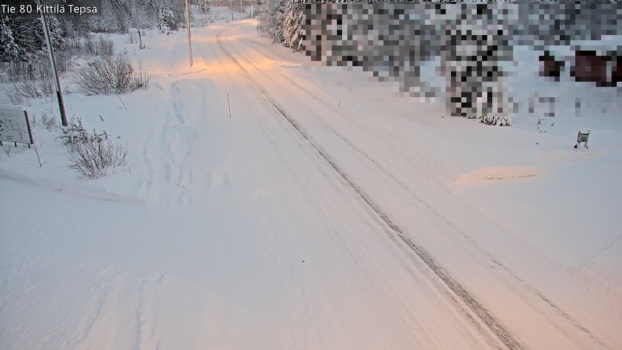 Kelikamerat Kuva Tie 80 Kittilä, Tepsa, Kittilä, Lappi