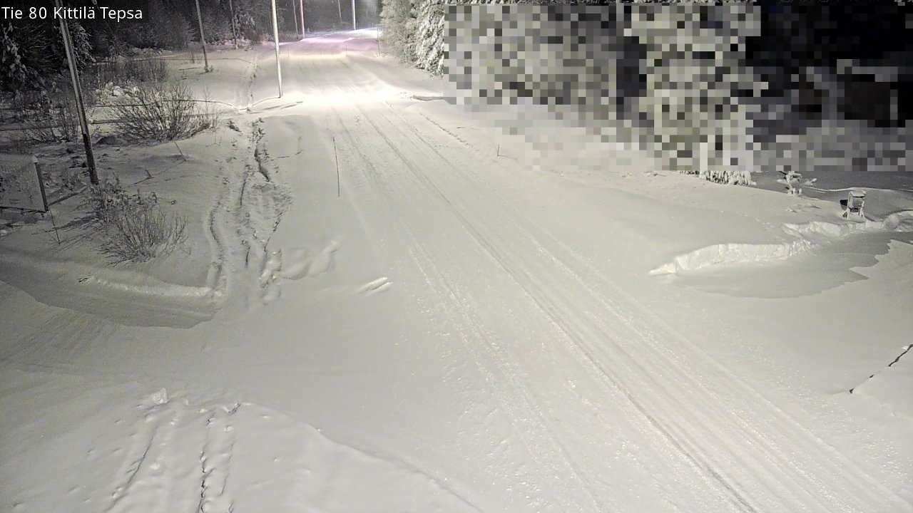 Kelikamerat Kuva Tie 80 Kittilä, Tepsa, Kittilä, Lappi