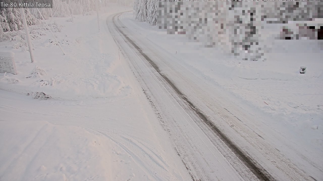 Weather Camera Image Road 80 Kittilä, Tepsa, Kittilä, Lappi