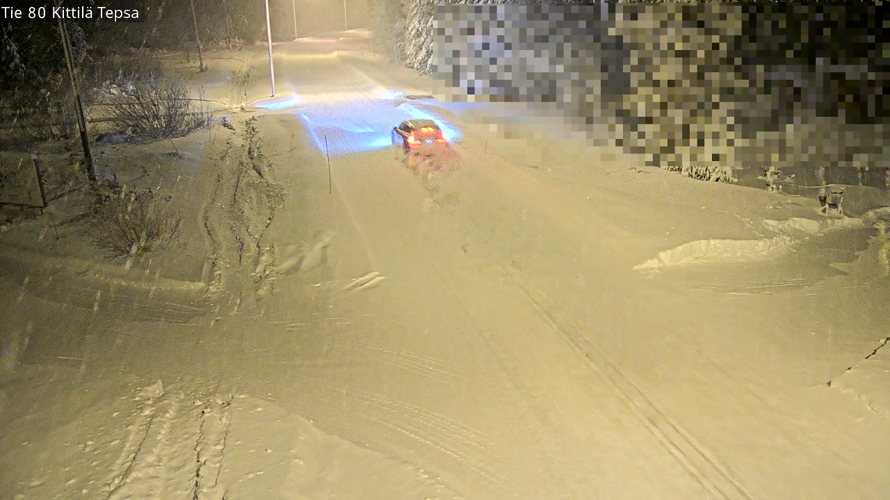 Kelikamerat Kuva Tie 80 Kittilä, Tepsa, Kittilä, Lappi