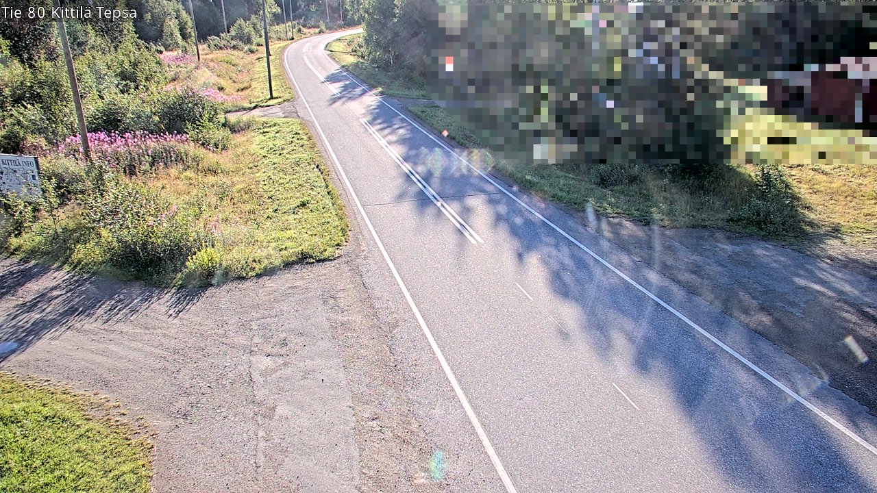 Weather Camera Image Väg 80 Kittilä, Tepsa, Kittilä, Lappi