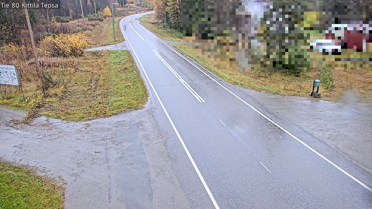 Weather Camera Image Road 80 Kittilä, Tepsa, Kittilä, Lappi